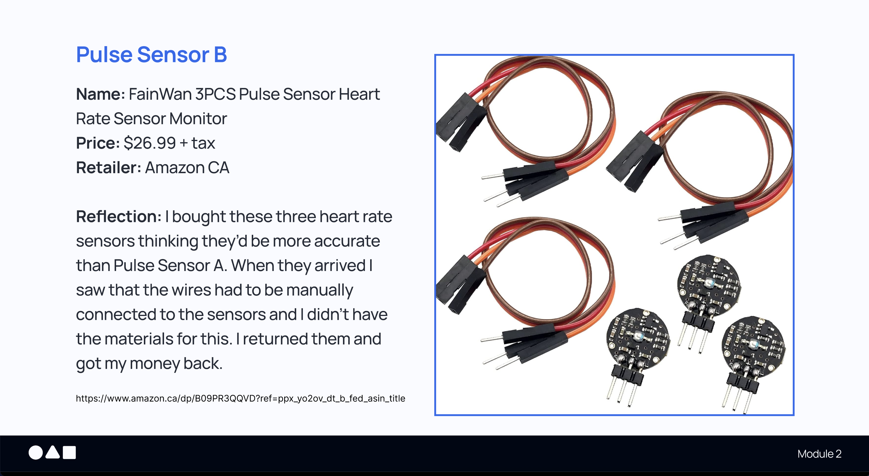 The second pulse sensors I tried
